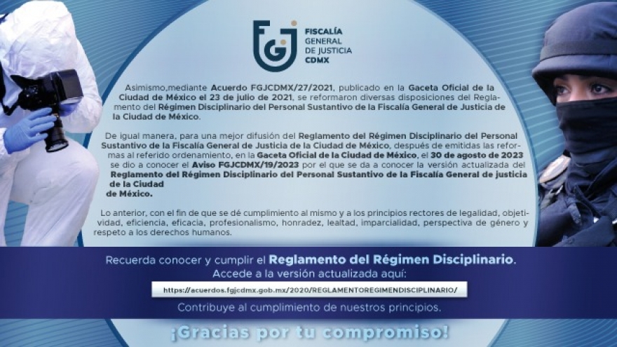 Acuerdo FGJCDMX/27/2021