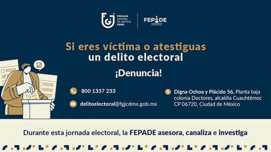 Denuncia si eres testigo de un delito electoral
